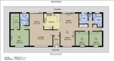 Floorplan of Homely house listing, 157 Jungfer Road, Charleston SA 5244