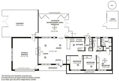 Floorplan of Homely house listing, 41 Northern Avenue, West Beach SA 5024