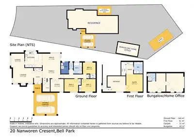 Floorplan of Homely house listing, 20 Nanworen Crescent, Bell Park VIC 3215