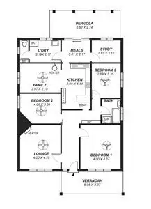 Floorplan of Homely house listing, 483 Grange Road, Seaton SA 5023