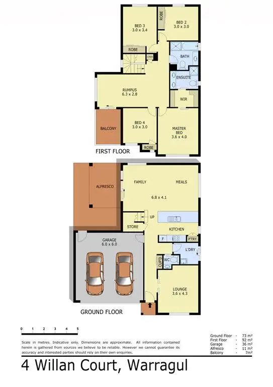 Floorplan of Homely house listing, 4 Willan Court, Warragul VIC 3820