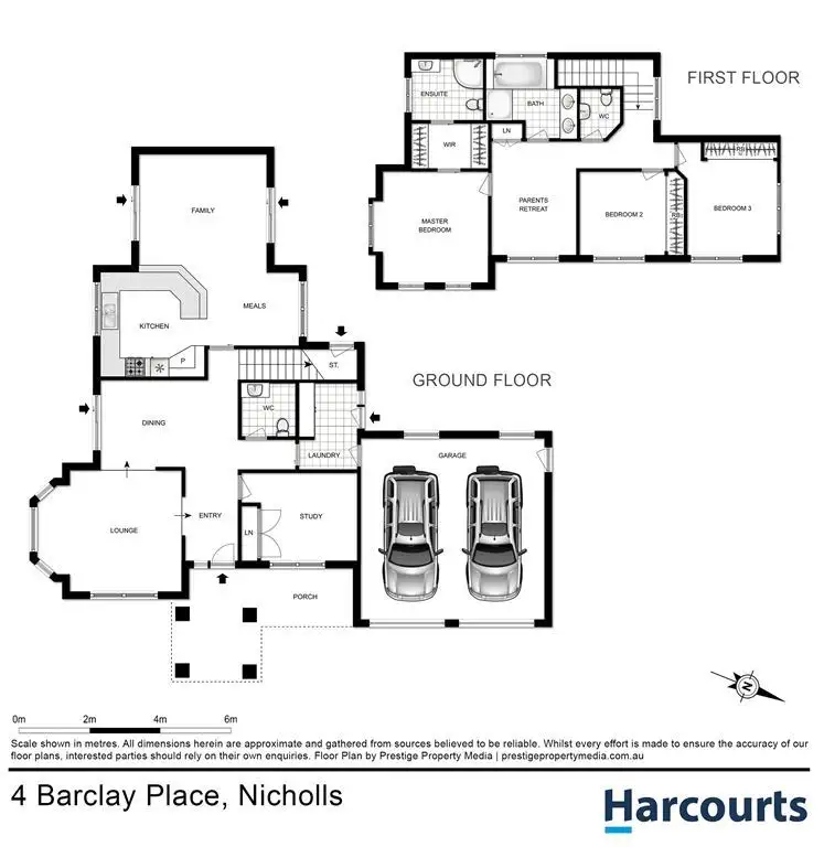 Floorplan of Homely house listing, 4 Barclay Place, Nicholls ACT 2913