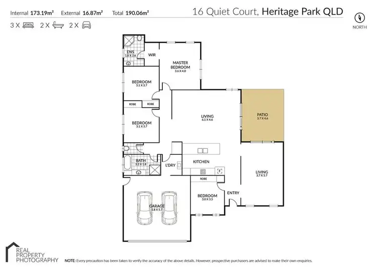 Floorplan of Homely house listing, 16 Quiet Court, Heritage Park QLD 4118