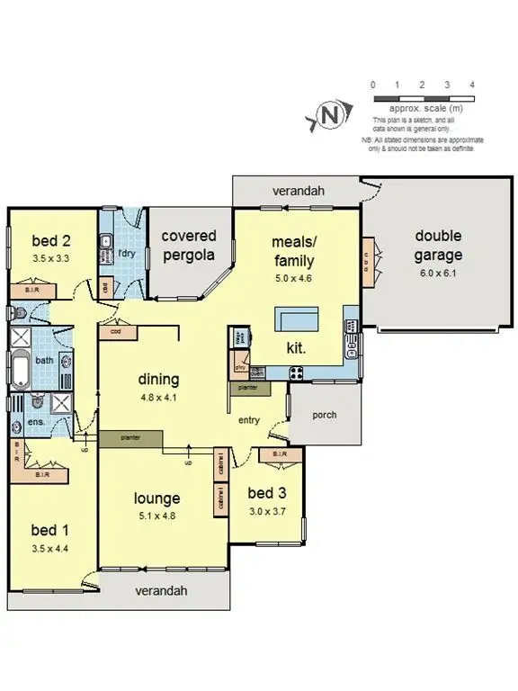 Floorplan of Homely house listing, 25 Mundara Drive, Ringwood VIC 3134