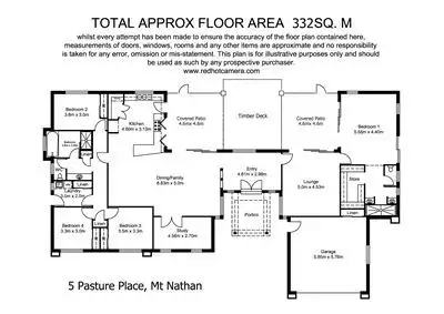 Floorplan of Homely rural property listing, 5 Pasture Place, Mount Nathan QLD 4211