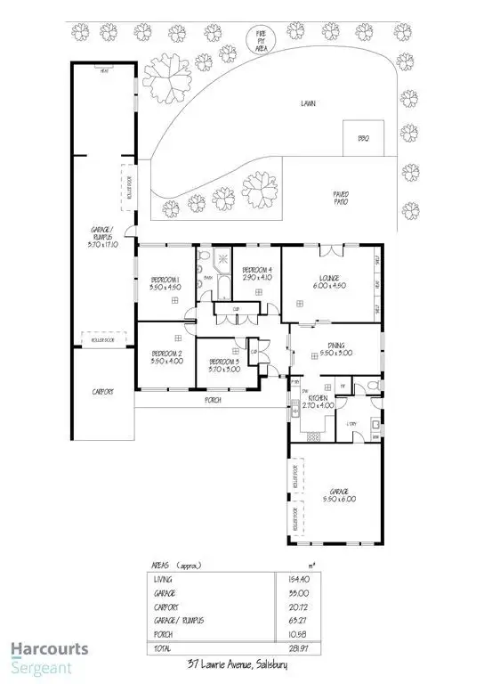 Floorplan of Homely house listing, 37 Lawrie Avenue, Salisbury SA 5108