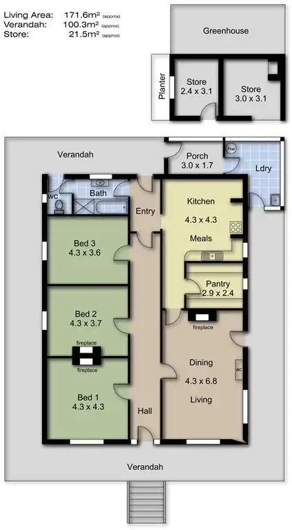 Floorplan of Homely house listing, 276 Hawthorn Road, Mount Barker SA 5251