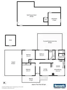 Floorplan of Homely house listing, 148 Flagstaff Gully Road, Lindisfarne TAS 7015