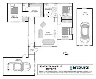 Floorplan of Homely house listing, 35a Fairthorne Road, Trevallyn TAS 7250