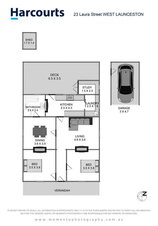 Floorplan of Homely house listing, 23 Laura Street, West Launceston TAS 7250