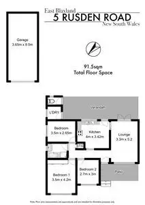 Floorplan of Homely house listing, 5 Rusden Road, Blaxland NSW 2774