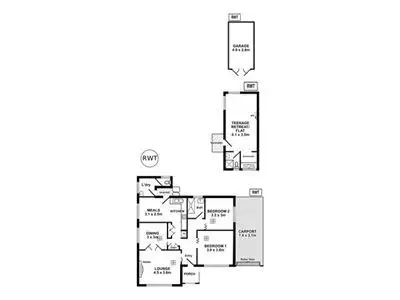 Floorplan of Homely house listing, 59 English Avenue, Clovelly Park SA 5042