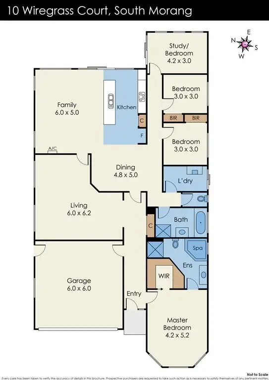 Floorplan of Homely house listing, 10 Wiregrass Court, South Morang VIC 3752