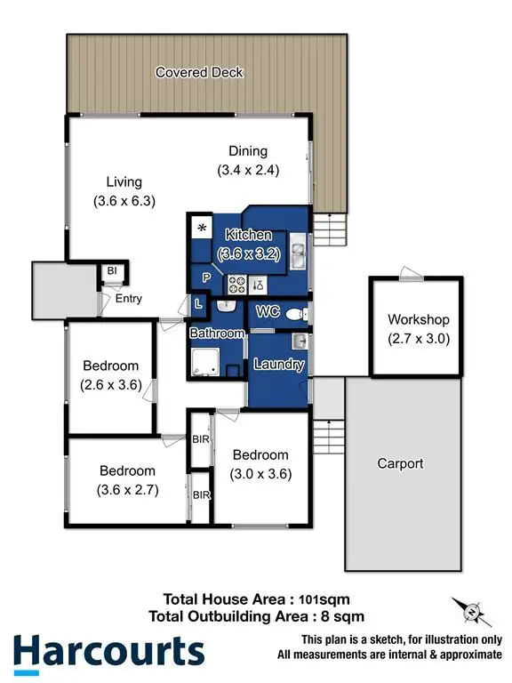 Floorplan of Homely house listing, 156 Summerleas Road, Kingston TAS 7050