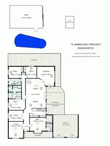 Floorplan of Homely house listing, 19 Jemalong Crescent, Roseworthy SA 5371