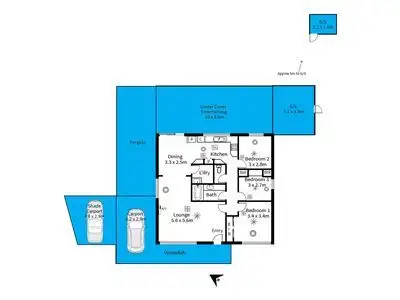 Floorplan of Homely house listing, 15 Powell Street, Happy Valley SA 5159
