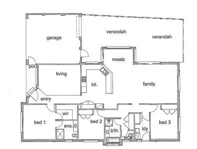 Floorplan of Homely house listing, 28 Hammerwood Green, Beaconsfield VIC 3807