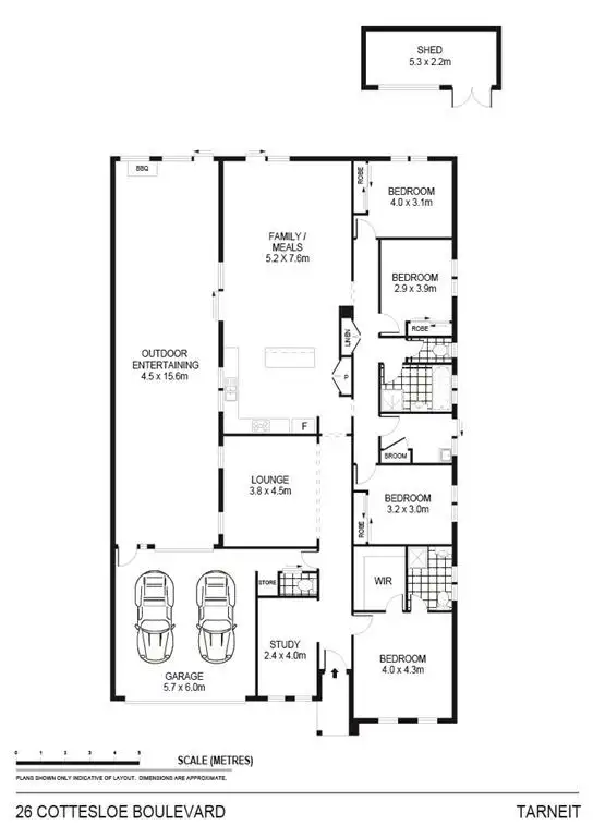 Floorplan of Homely house listing, 26 Cottesloe Boulevard, Tarneit VIC 3029
