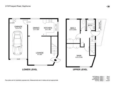 Floorplan of Homely unit listing, 2/19 Prospect Road, Gaythorne QLD 4051