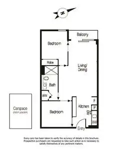 Floorplan of Homely apartment listing, 108V/162 Albert Street, East Melbourne VIC 3002