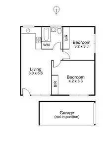 Floorplan of Homely apartment listing, 4/175 Gladstone Avenue, Northcote VIC 3070