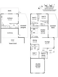 Floorplan of Homely house listing, 20 Nangathan Way, Croydon North VIC 3136