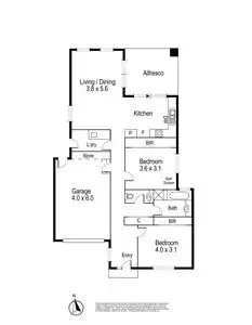 Floorplan of Homely unit listing, 6/24-28 Stud Road, Bayswater VIC 3153