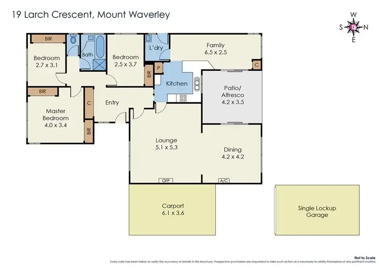 Floorplan of Homely house listing, 19 Larch Crescent, Mount Waverley VIC 3149