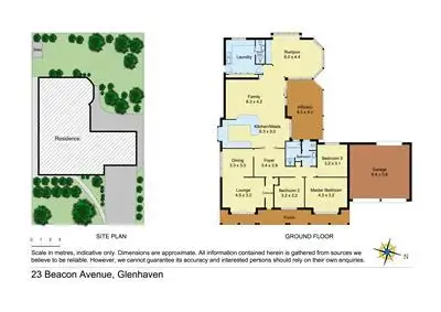 Floorplan of Homely house listing, 23 Beacon Avenue, Glenhaven NSW 2156