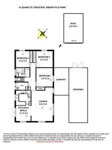 Floorplan of Homely house listing, 14 Jeanette Crescent, Aberfoyle Park SA 5159