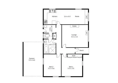 Floorplan of Homely house listing, 90 Brooker Terrace, Richmond SA 5033