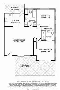 Floorplan of Homely apartment listing, 3/35 Mayfield Road, Carina QLD 4152