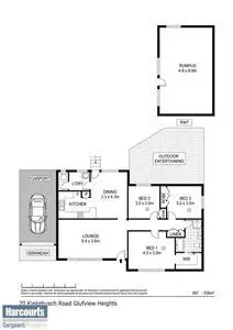 Floorplan of Homely house listing, 20 Kiekebusch Road, Gulfview Heights SA 5096