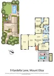 Floorplan of Homely house listing, 9 Kardella lane, Mount Eliza VIC 3930