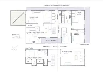 Floorplan of Homely house listing, 13369 Highland Lakes Rd, Golden Valley TAS 7304