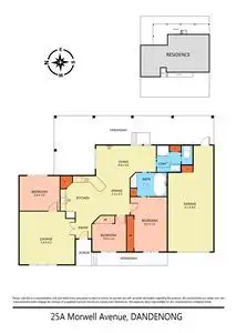 Floorplan of Homely unit listing, 25A Morwell Ave, Dandenong VIC 3175