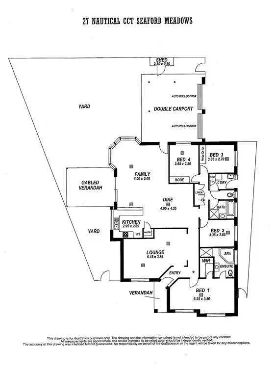 Floorplan of Homely house listing, 27 Nautical Circuit, Seaford Meadows SA 5169