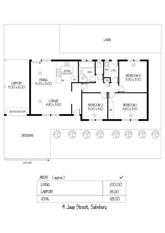 Floorplan of Homely house listing, 4 Jago Street, Salisbury SA 5108
