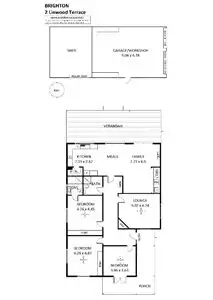 Floorplan of Homely house listing, 2 Linwood Terrace, Brighton SA 5048