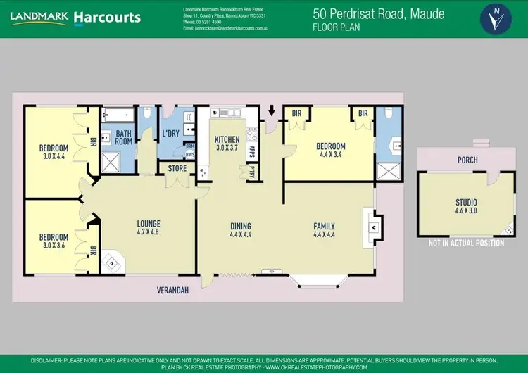 Floorplan of Homely house listing, 50 Perdrisat Road, Maude VIC 3331