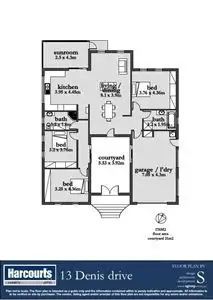 Floorplan of Homely house listing, 13 Denis Dr, Riverside TAS 7250