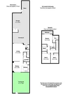 Floorplan of Homely townhouse listing, Address available on request