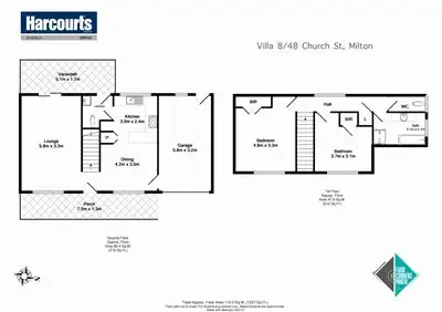 Floorplan of Homely townhouse listing, 8/48 Church Street, Milton NSW 2538