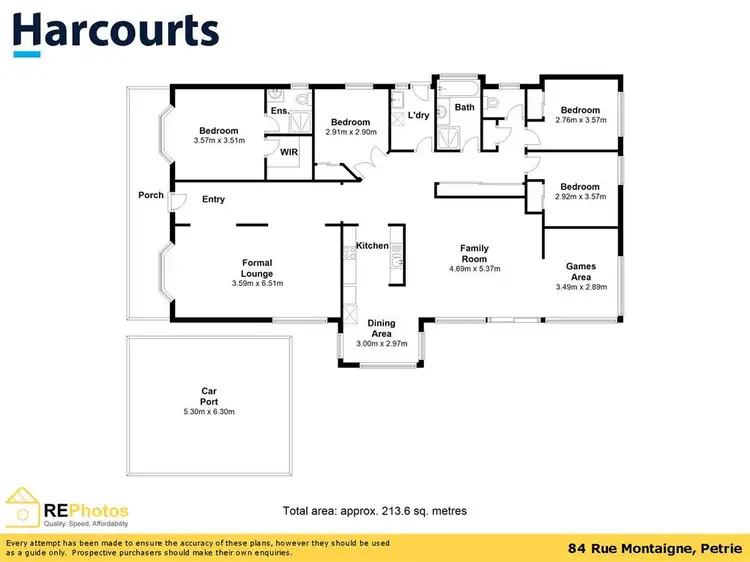 Floorplan of Homely house listing, 84 Rue Montaigne, Petrie QLD 4502