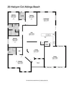 Floorplan of Homely house listing, 20 Halcyon Circuit, Aldinga Beach SA 5173