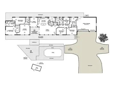 Floorplan of Homely house listing, 33 Craigburn Farm Circuit, Craigburn Farm SA 5051