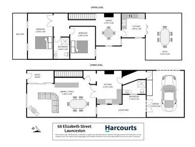 Floorplan of Homely townhouse listing, 68 Elizabeth Street, Launceston TAS 7250