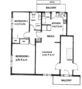 Floorplan of Homely unit listing, 5/202 Payneham Road, Evandale SA