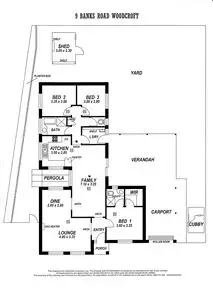 Floorplan of Homely house listing, 9 Banks Road, Woodcroft SA 5162