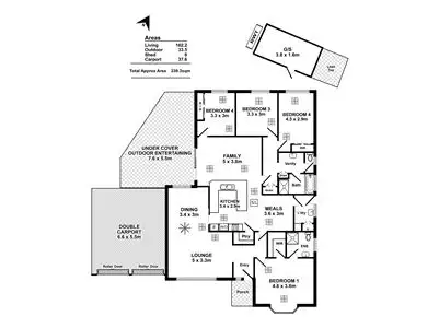 Floorplan of Homely house listing, 2 Nolan Court, Trott Park SA 5158